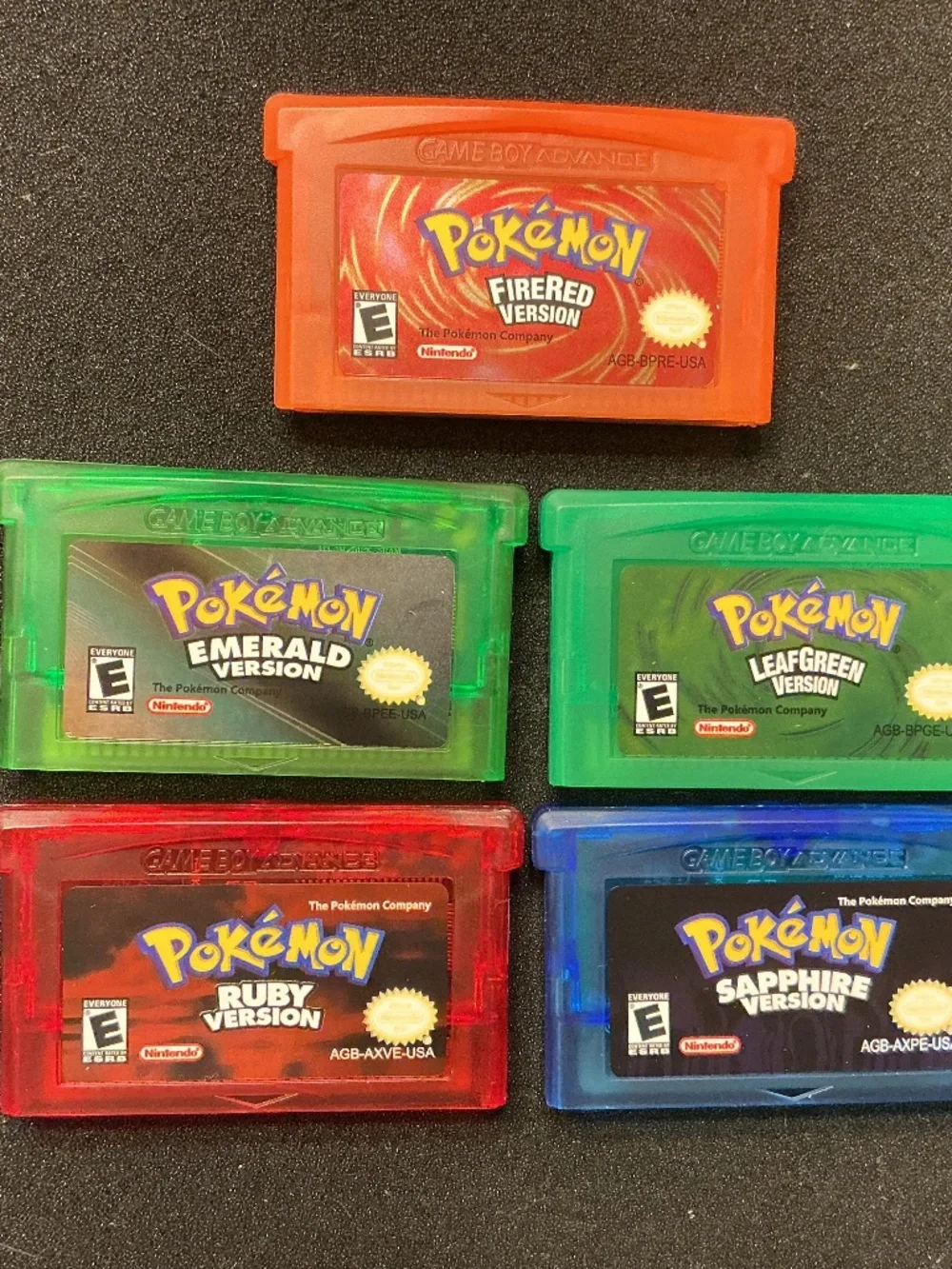 Pokemon Game Boy Advance Emerald, Ruby, Sapphire, Fire Red, Leaf Green lot